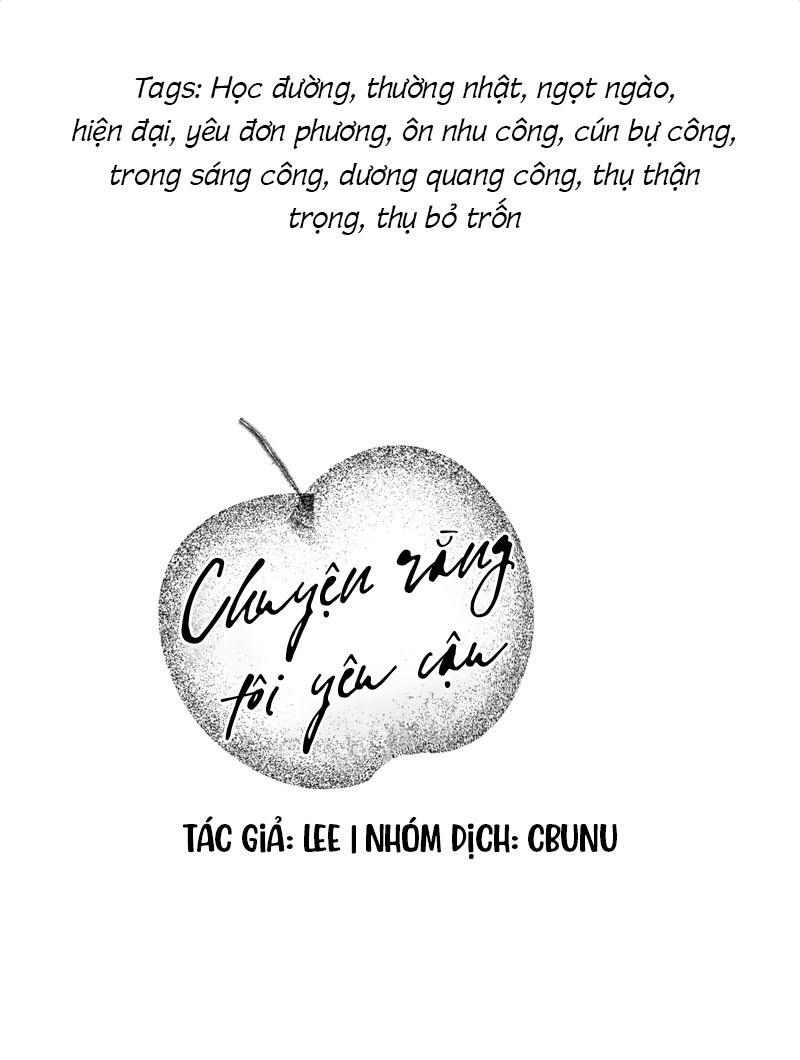 (CBunu) Chuyện Rằng Tôi Yêu Cậu - Chapter 0