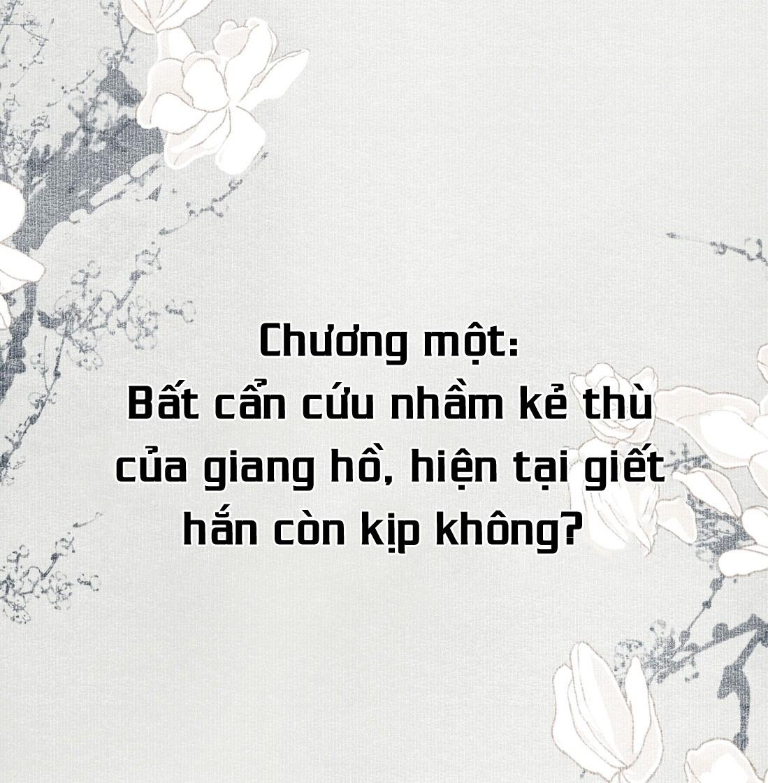 Bất cẩn cứu nhầm kẻ thù của võ lâm - Chapter 1