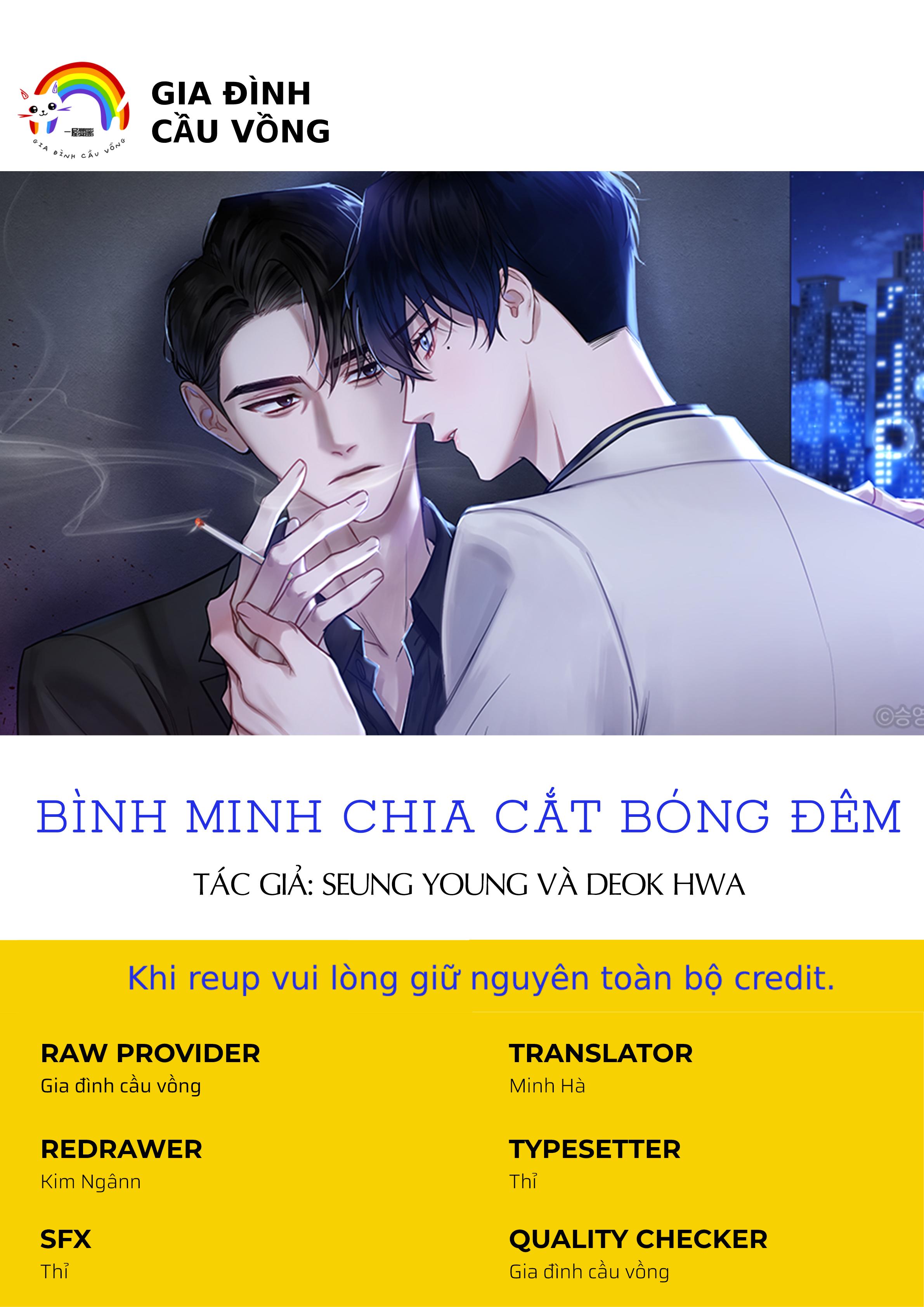 BÌNH MINH CHIA CẮT BÓNG ĐÊM - Chapter 1